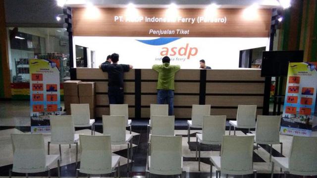 PT ASDP Indonesia Ferry (Persero) membuka layanan penjualan tiket di rest area.