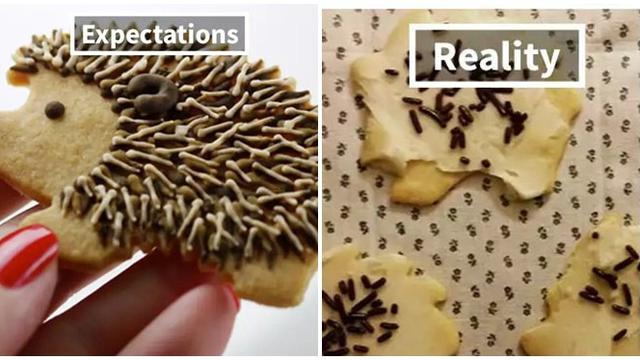 10 Ekspektasi vs Realita saat Buat Kue Ini Bikin Senyum Tipis