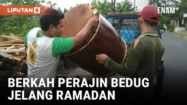 VIDEO: Jelang Ramadan, Berkah Bagi Perajin Bedug di Banyumas