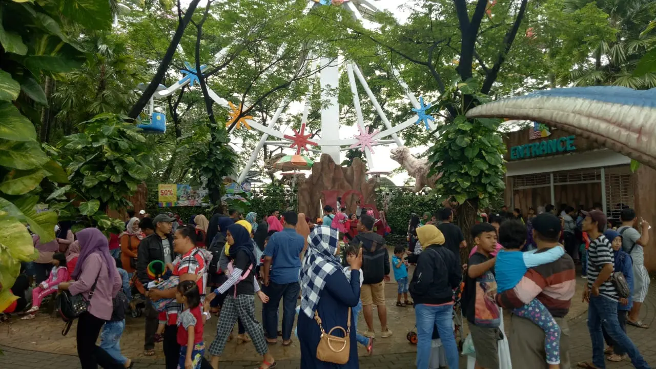 Liburan Akhir Tahun, Wahana Bermain di Tangerang di Serbu Ribuan Warga