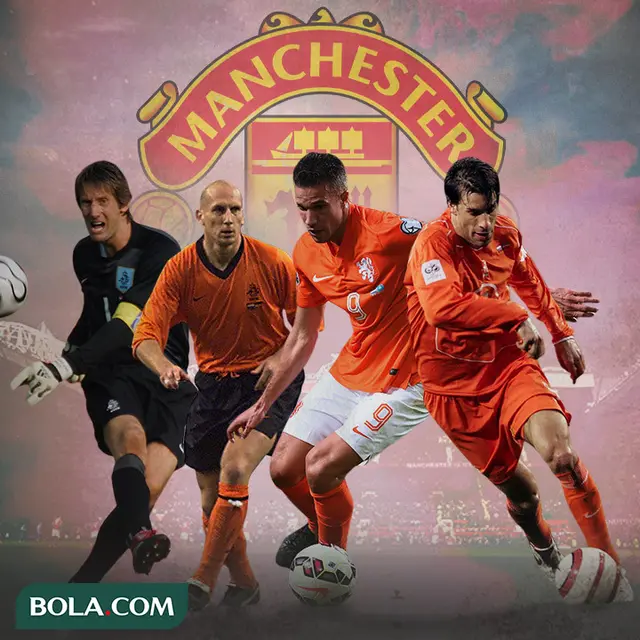 Manchester United - Eks MU dari Belanda: Edwin Van der Sar, Jaap Stam, Robin Van Persie, Ruud Van Nistelrooy