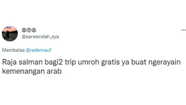 7 Cuitan Netizen Soal Raja Salman Buat Libur Nasional Usai Arab Saudi Kalahkan Argentina