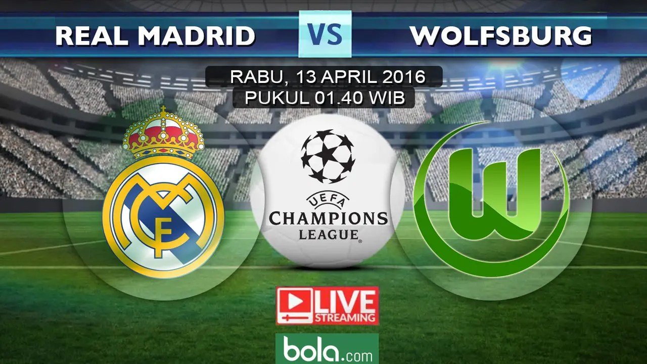 Real Madrid vs VfL Wolfsburg