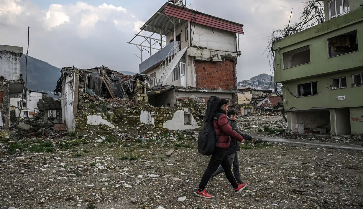 6 Februari 2024, genap satu tahun bencana gempa bumi dahsyat mengguncang Turki. (Ozan KOSE/AFP)