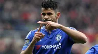 Striker Chelsea asal Spanyol, Diego Costa. (AFP/Lindsey Parnaby)