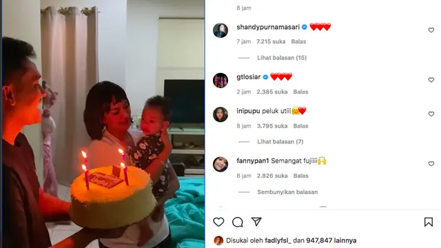 Ulang Tahun Vanessa Angel, Fuji Ungkap Rencana yang Tak Terwujud bareng Kakak Ipar. (instagram.com/fuji_an)