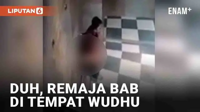 Aksi tak terduga terekam CCTV masjid. Seorang remaja tiba-tiba buang air besar di tempat wudhu. Insiden disebut terjadi di Masjid Nurul Amin Ngadina Tumina, Ambulu, Jember. Diduga aksi nekat dilakukan karena toilet masjid dikunci.