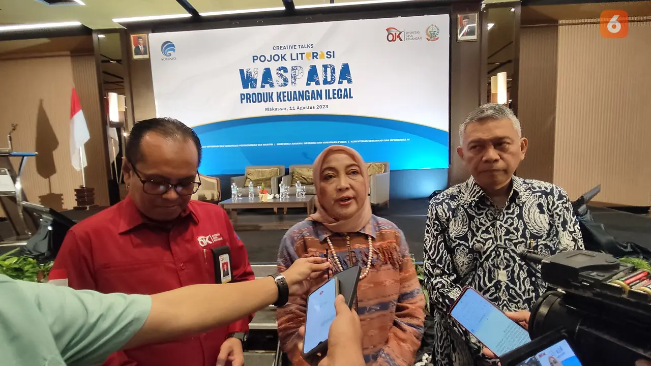 Pojok Literasi Waspada Produk Keuangan Ilegal (Liputan6.com)