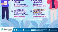 Kemnaker Gelar Naker Expo 2024, Tersedia Puluhan Ribu Loker di Akhir Tahun!