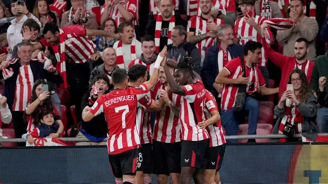 Kalahkan AZ Alkmaar, Athletic Bilbao Raih Poin Penuh Perdana di Liga Europa 2024/2025