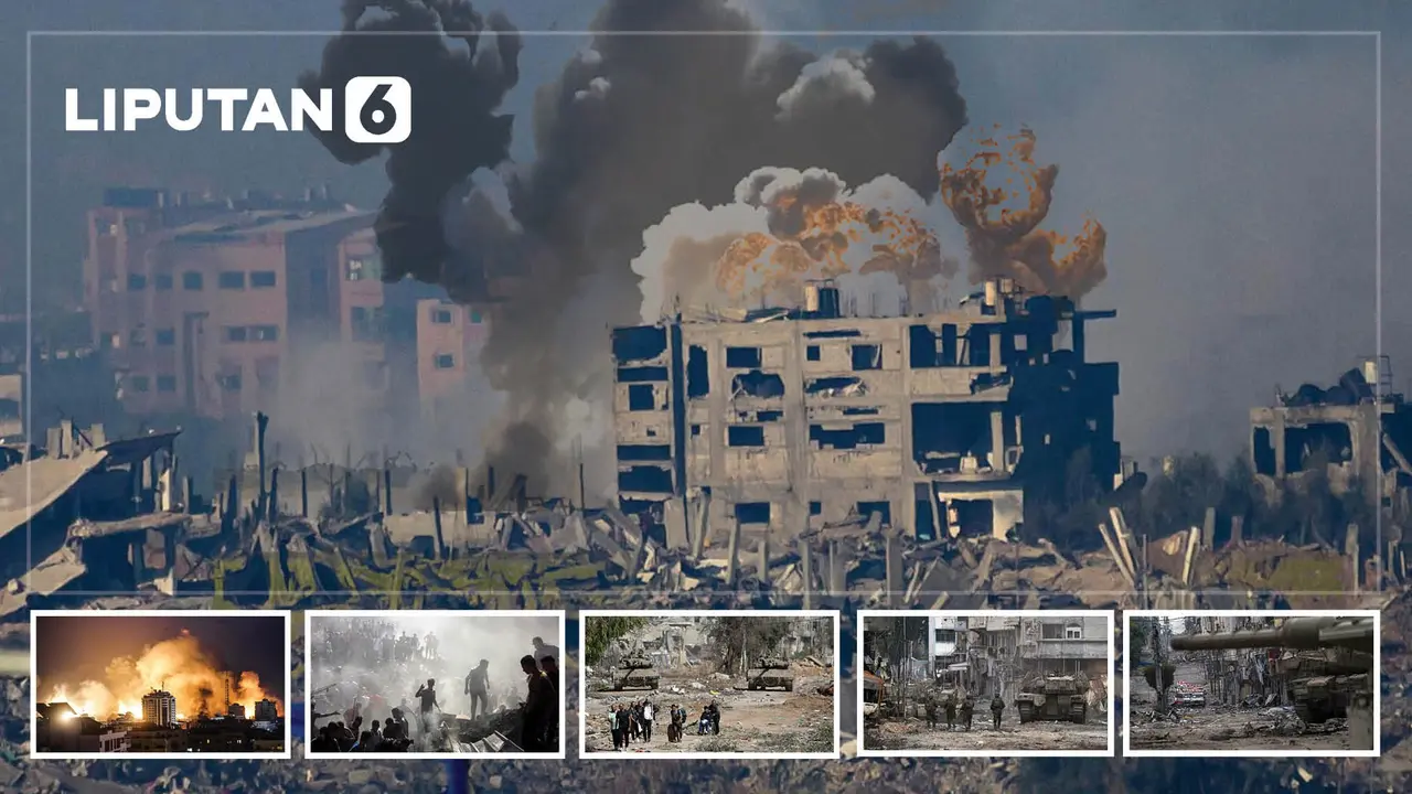 Banner Infografis Gencatan Senjata Hamas dan Israel Berlaku 19 Januari 2025