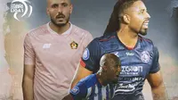 Liga 1 - Youssef Ezzejjari, Paulo Henrique, Carlos Fortes (Bola.com/Adreanus Titus)