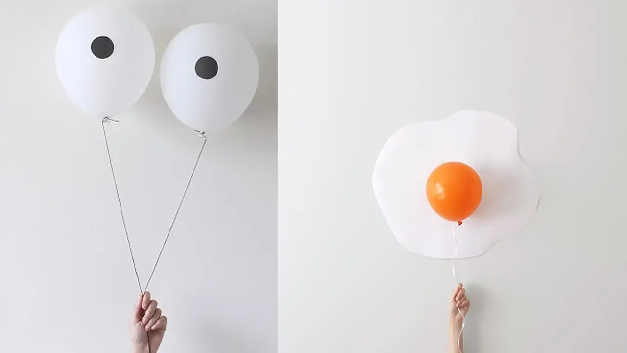 Konsep Foto Minimalis dan Unik dengan Balon