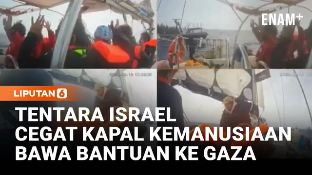 Detik-Detik Mencekam Tentara Israel Cegat Kapal Global Sumud Flotilla Bawa Bantuan ke Gaza