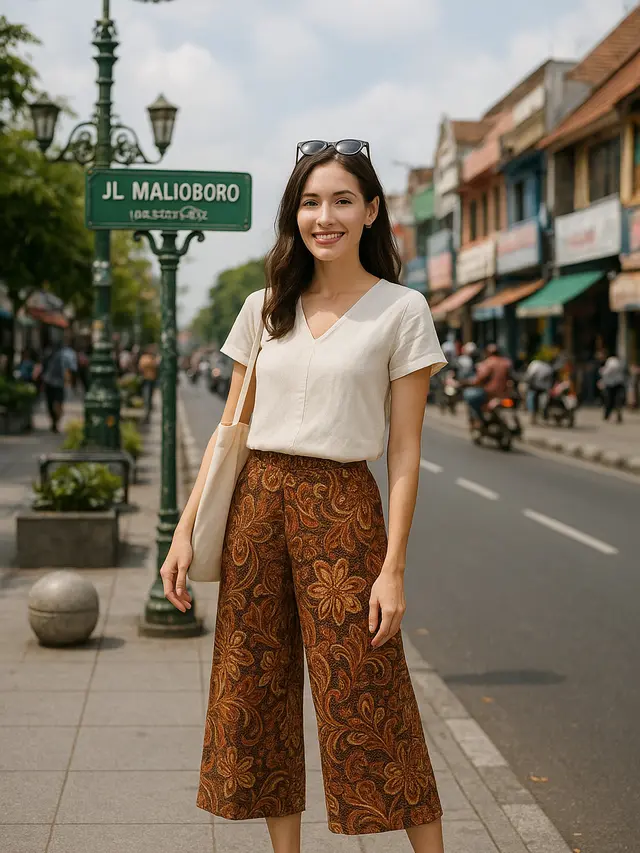 Model Batik Santai untuk Liburan di Yogyakarta