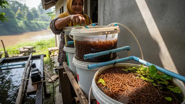 Ternak Hewan Mini di Ember untuk IRT yang Rumahnya Dekat Sungai
