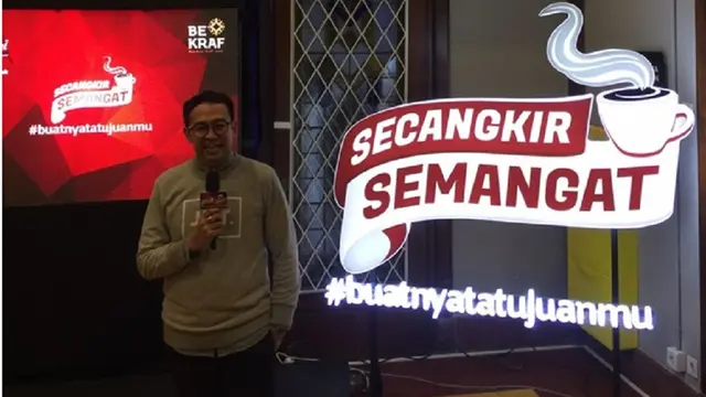 Kapal api buat gerakan secangkir semangat