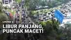 Sudah jadi langganan, kalau jalur wisata Puncak, pasti macet saat libur panjang akhir pekan seperti ini. Dan kemacetan kendaraan yang terjadi kali ini sepanjang 5 kilometer.