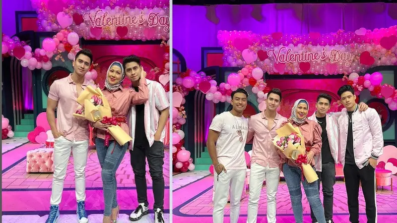 Verrell Bramasta kumpul bareng teman dan keluarga di hari valentine 2022