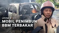 Mobil Penimbun BBM Terbakar