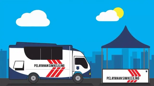 Ilustrasi SIM keliling