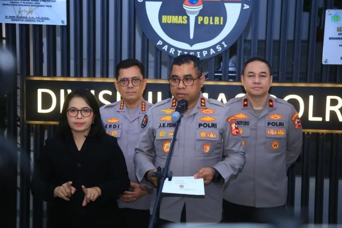 Kadiv Humas Polri Irjen Pol Johnny Eddizon Isir