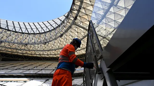 FOTO: Kemegahan Lusail Stadium, Tuan Rumah Final Piala Dunia 2022