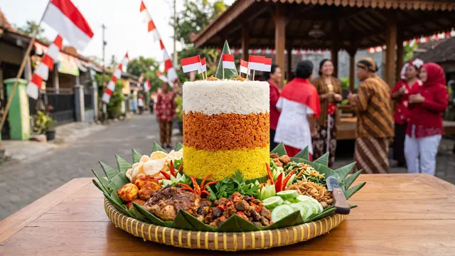 Tumpeng Kemerdekaan 17 Agustus