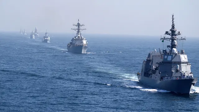 Indonesia Gabung Amerika Serikat dan China Latihan Multinasional AMAN-23 di Laut Arab