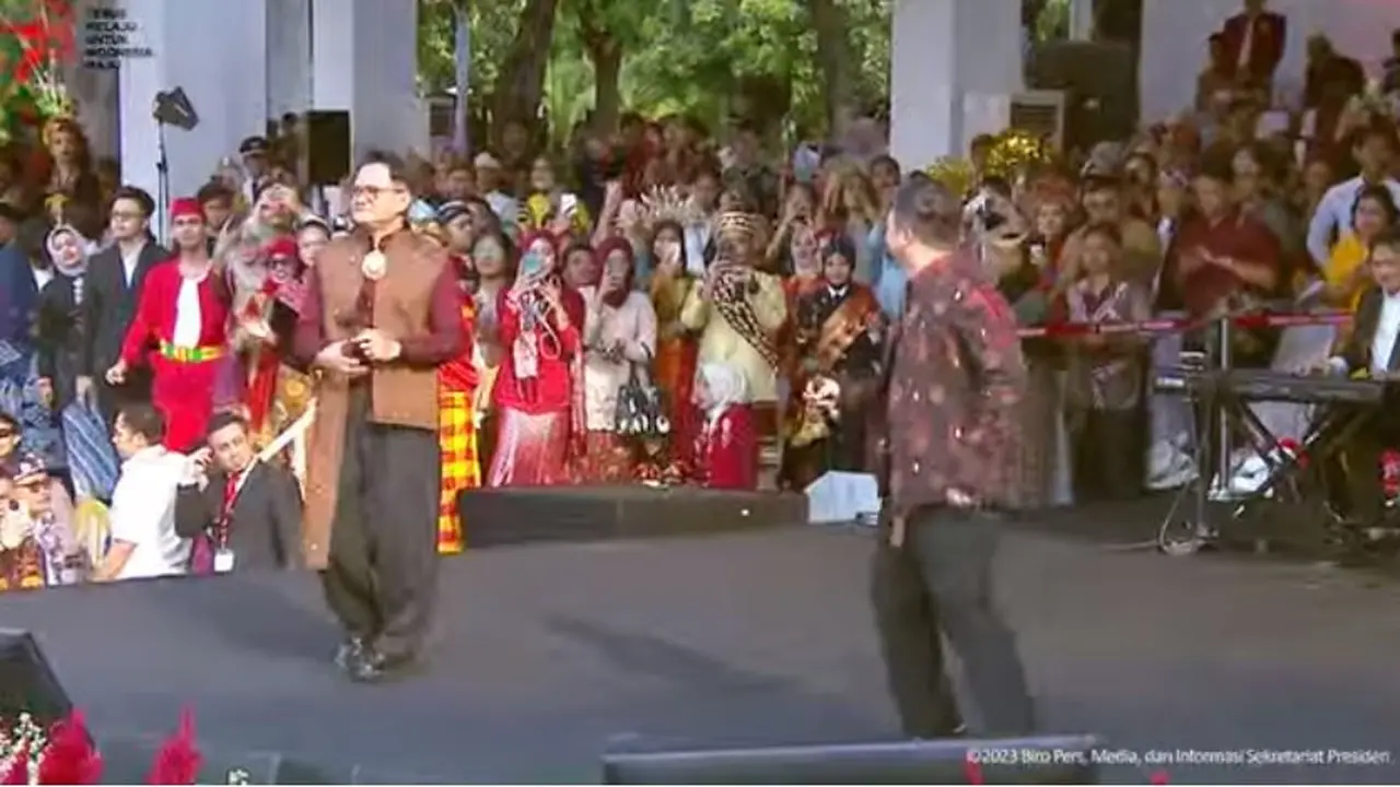 Kahitna memeriahkan peringatan HUT ke-78 RI di Istana Merdeka, Kamis (17/8/2023).