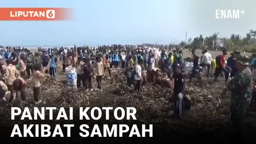 VIDEO: Viral, Ribuan Orang Lakukan Aksi Bersih-Bersih di Pantai Loji