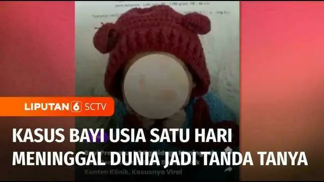 VIDEO: Sempat Diikutkan Sesi Pemotretan oleh Klinik, Bayi Usia Satu Hari Meninggal Dunia