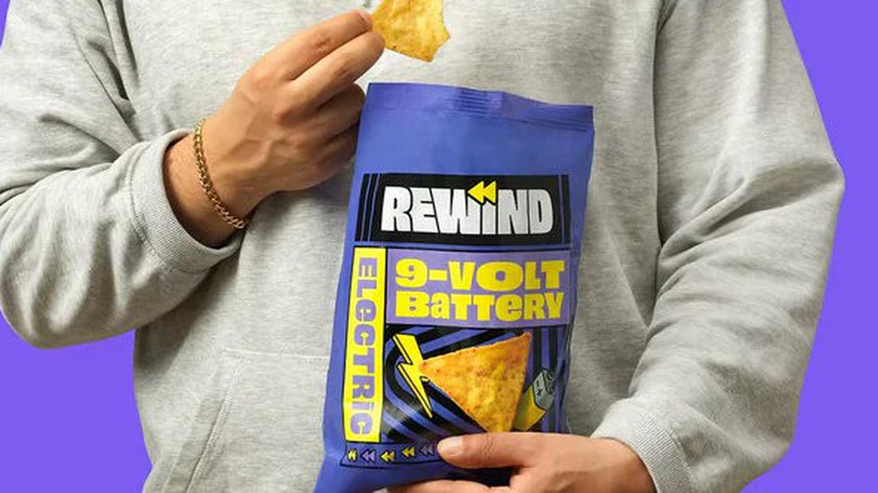 Rewind Snacks Released Its 9 Volt Battery Flavor Chips! Interested?