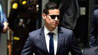 Gelandang Real Madrid asal Kolombia, James Rodriguez. (AFP/Gerard Julien)