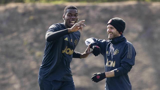 Latihan Manchester United Vs Barcelona