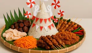 Cara Mencetak Tumpeng 17 Agustus agar Padat, Kokoh, dan Tidak Mudah Ambruk saat Dipindahkan