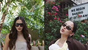 Alyssa Daguise Andalkan Outft Netral untuk Liburan Pertama di Bali Bersama Baby Soleil