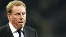 Rona wajah manajer Tottenham Hotspur Harry Redknapp di leg pertama play-off kualifikasi Liga Champions melawan Young Boys di Stade de Suisse, Bern, 17 Agustus 2010. AFP PHOTO / FABRICE COFFRINI
