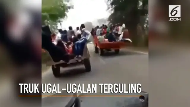 VIDEO: Truk Ugal-ugalan Terakhirnya Nahas