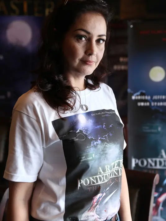 Roweina juga mengaku jika film horor memiliki aura yang berbeda. Rupanya dirinya memiliki rasa takut tehadap hal gaib. (Nurwahyunan/Bintang.com)