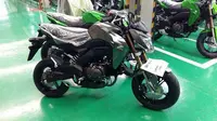 Kawasaki Z125 dikatakan saling berbagi komponen dengan model KSR.