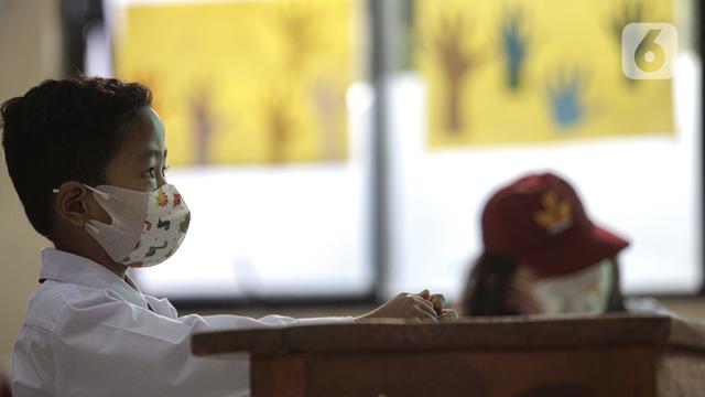 Uji Coba Pembelajaran Tatap Muka Terbatas di Jakarta