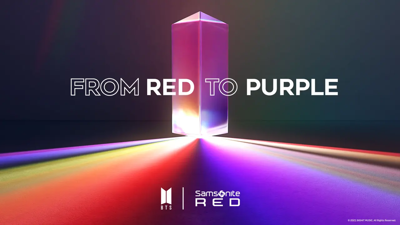 BTS X Samsonite Red