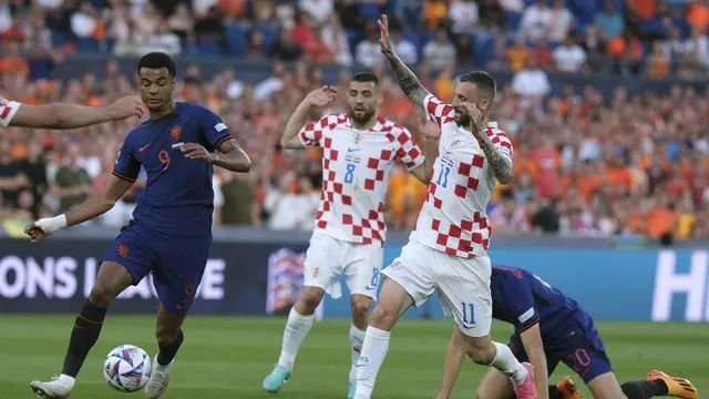 Timnas Belanda vs Kroasia di Semifinal UEFA Nations League