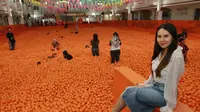 Centrum Million Balls, tempat wisata selfie di kota Bandung. (Liputan6.com/Henry)