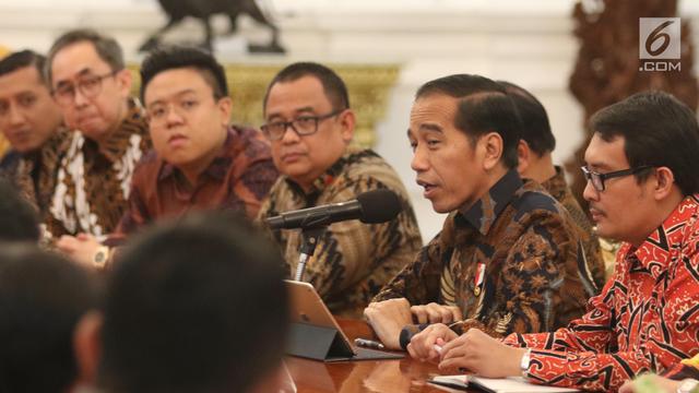 Presiden Jokowi Temui Pelaku UMKM di Istana