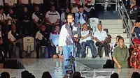 Capres Anies Baswedan menerima dukungan deklarasi dari relawan Anies Bersama Imin (ABI), Minggu (26/11/2923). (Merdeka.com/ Rahmat Baihaqi)