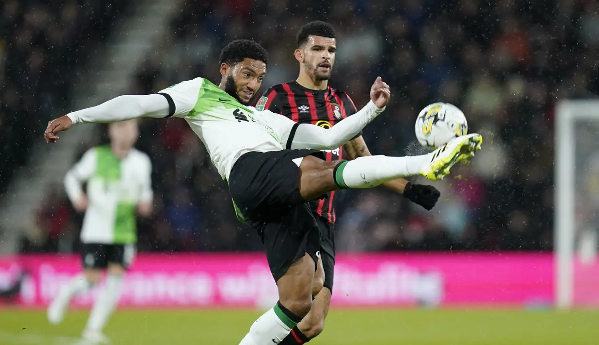Berkat hasil ini, Liverpool pun berhak melaju ke babak selanjutnya, yakni perempat final. (Andrew Matthews/PA via AP)