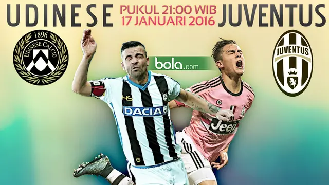 Udinese vs Juventus (Bola.com/Samsul Hadi)