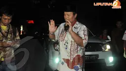  Hidayat Nur Wahid turut hadir di rapat tokoh politik dan Ormas Islam di Jalan Cikini Raya nomor 24, Jakarta, Kamis (17/4/2014)(Liputan6.com/Johan Tallo)